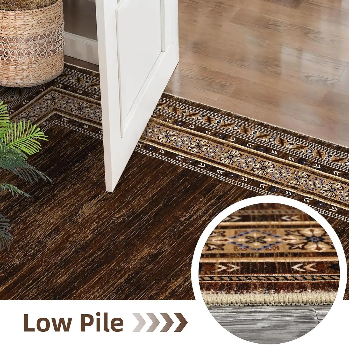 Garvee Waterproof Area Rug For Kitchen Living Room And Entryway