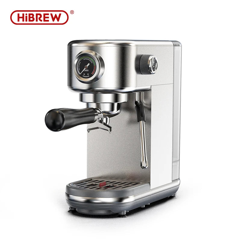 HiBrew 20Bar Semi Automatic Espresso Coffee Maker With Adjustable Temperature