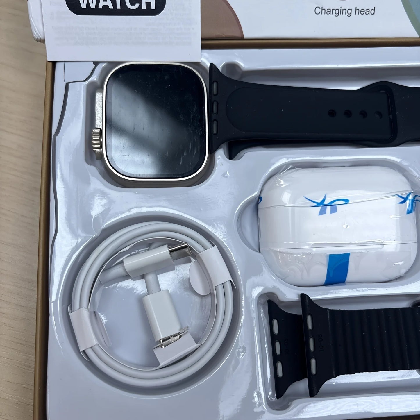 2 In 1 Smart Watch Bundle With Wireless Earbuds And Fitness Tracking