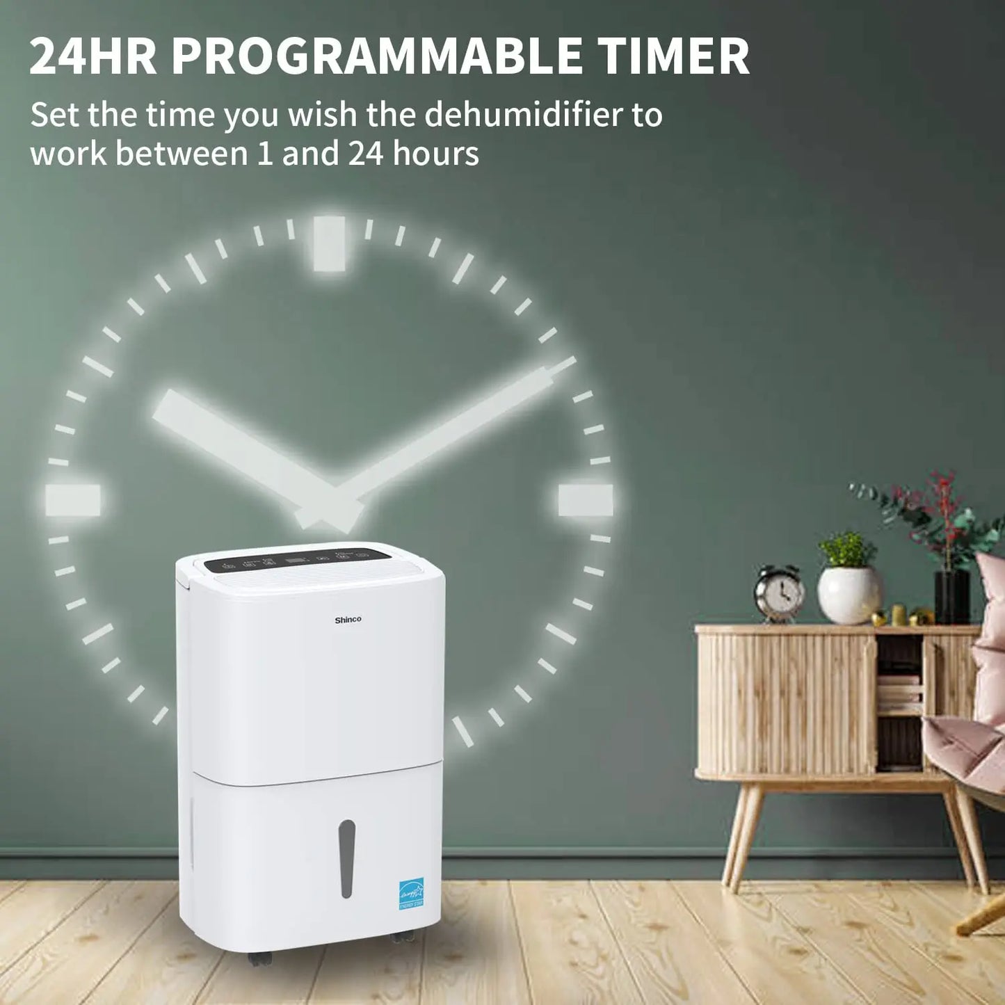 Shinco 150 Pint Energy Star Dehumidifier With Built In Pump
