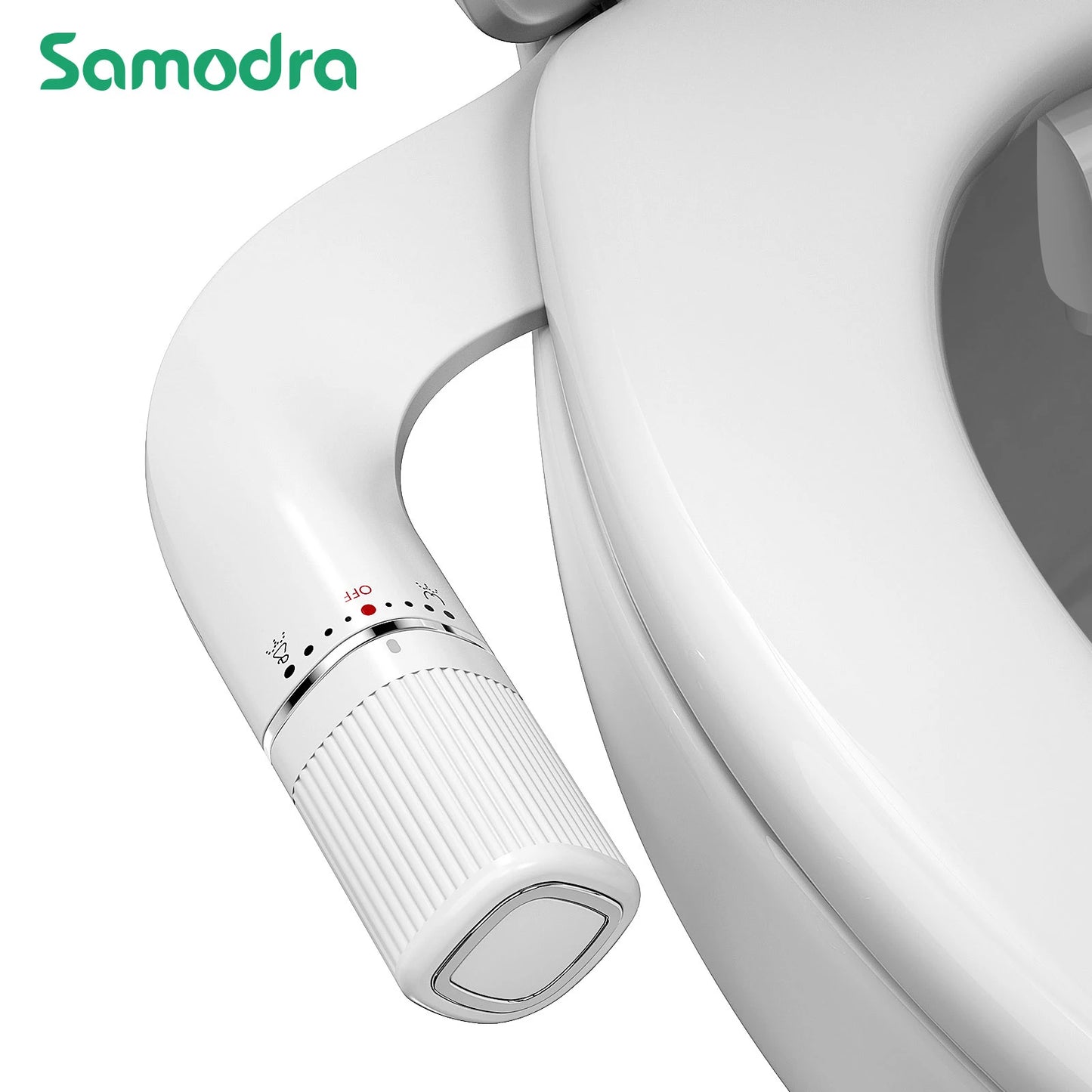Samodra Dual Nozzle Non-Electric Bidet With Adjustable Water Pressure
