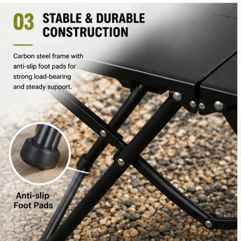 Portable Foldable Outdoor Hanging Side Camping Picnic Hollow Desk