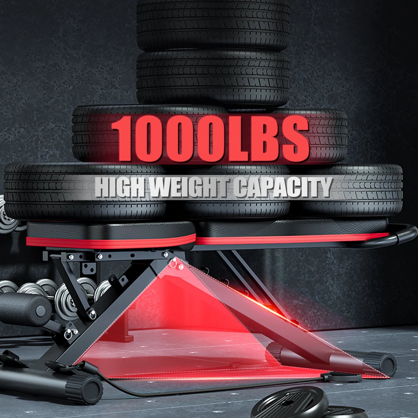Foldable 14-in-1 Adjustable Weight Dumbbell Bench