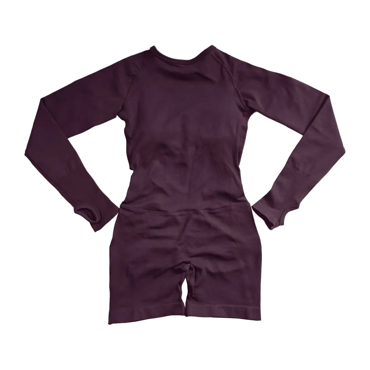 Nclagen Women's Seamless Long Sleeve Yoga Jumpsuit