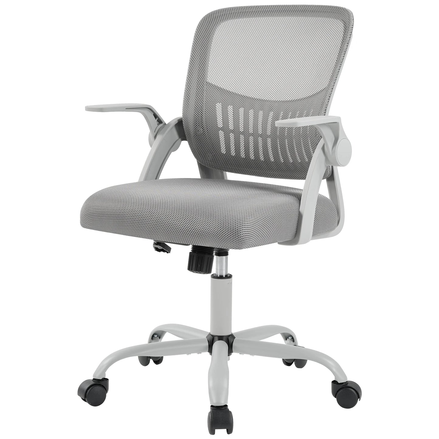 MCQ Ergonomic Mid Back Chair With Lumbar Support 360 Swivel