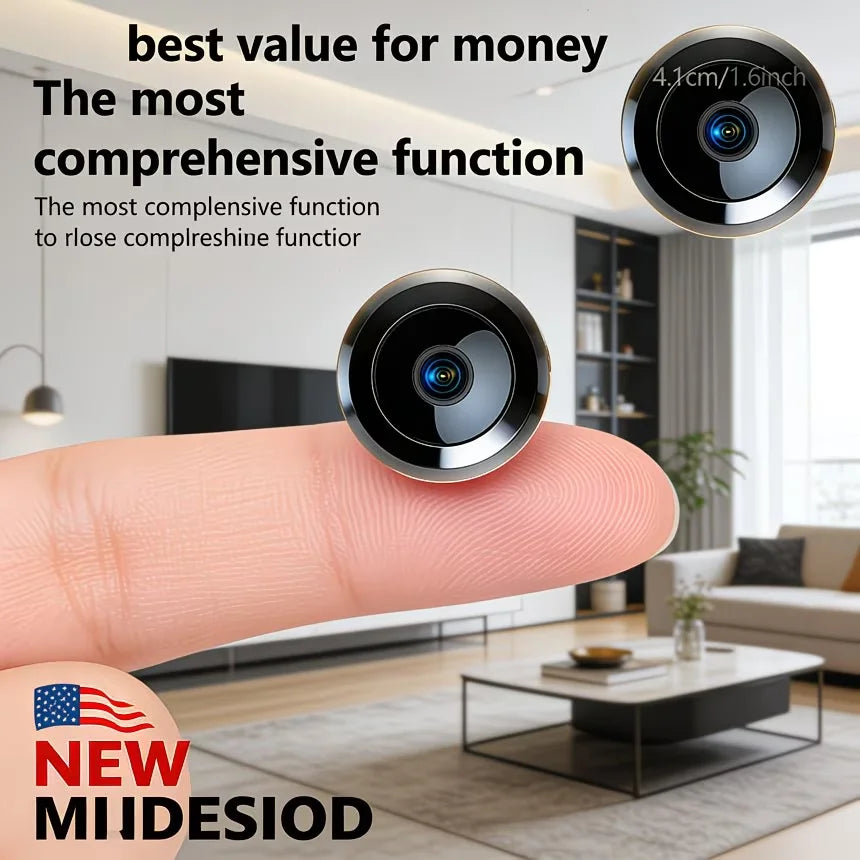 UN6 Mini 1080P Indoor Camera With Audio Night Vision And Motion Detection