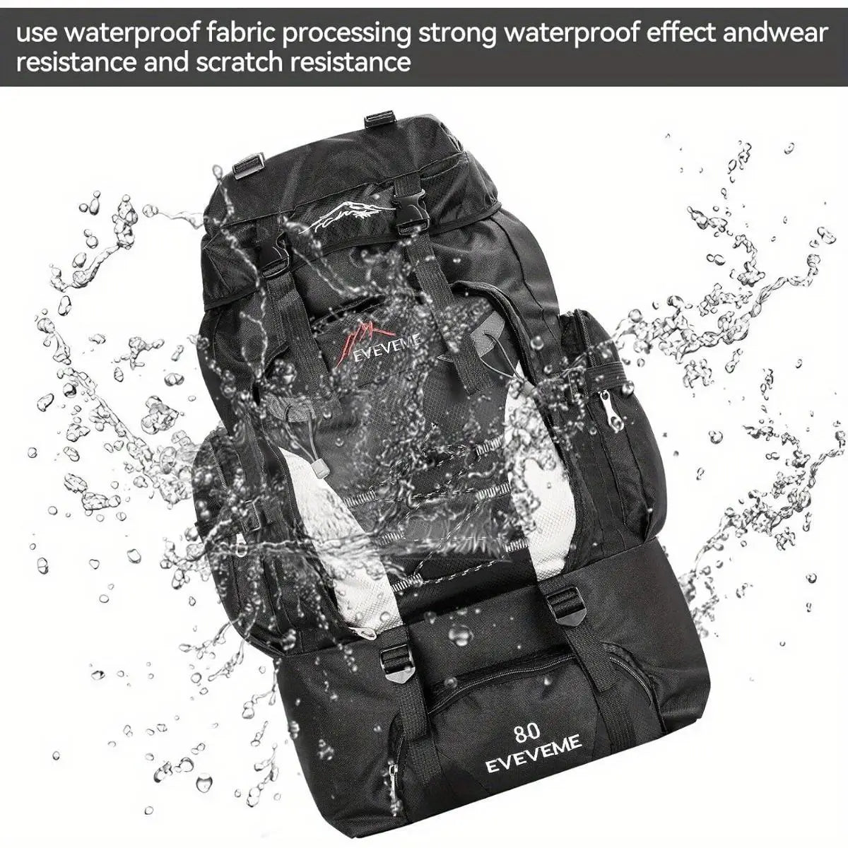 Outdoor Casual Sports Backpack Large Capacity For Hiking Camping Travel