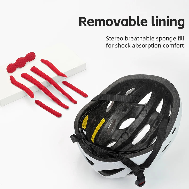 Rockbros Lightweight Cycling Helmet With Integrated Goggles