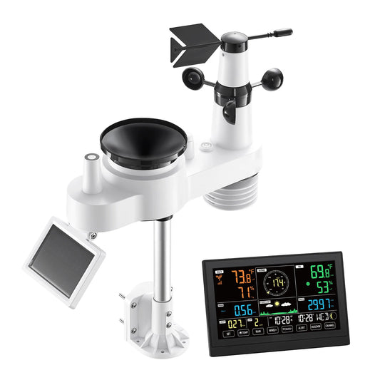 SucceBuy 7 In 1 Wi Fi Weather Station With App Control