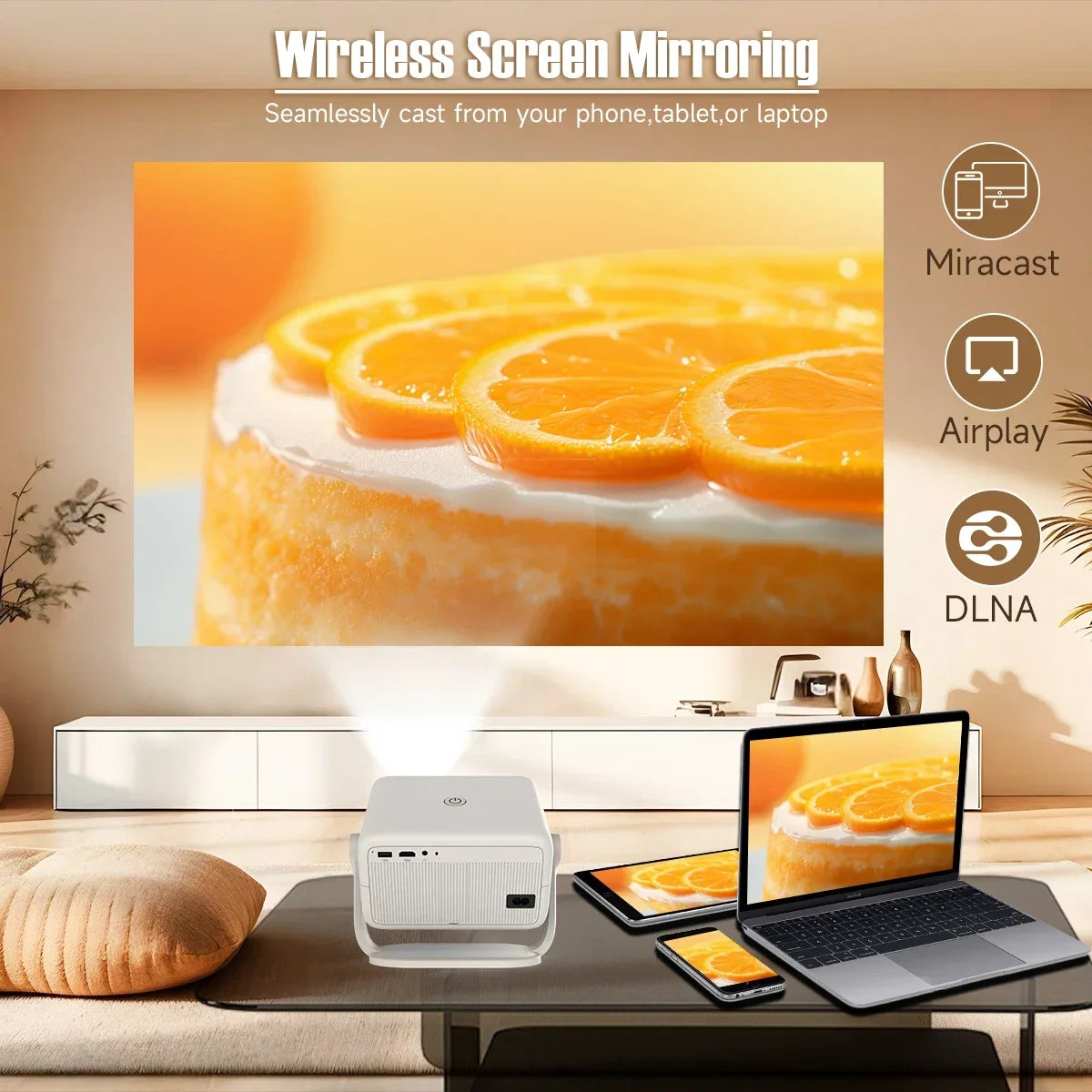 Magcubic Native 1080P Portable Projector With Auto Focus