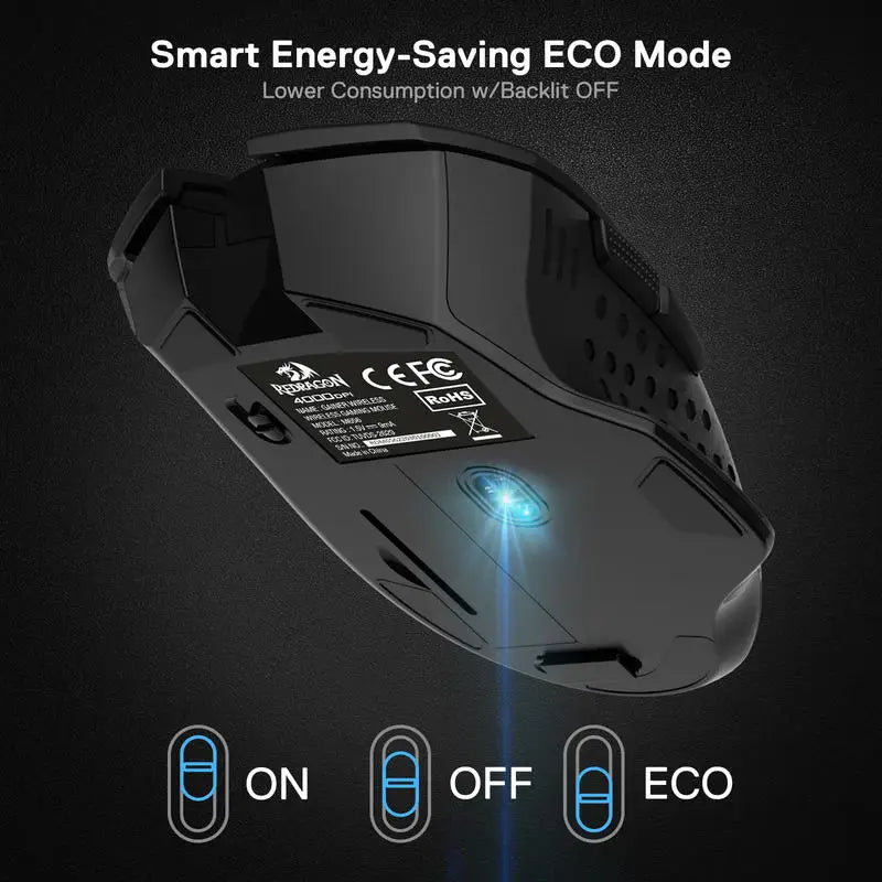Redragon M656 Wireless Gaming Mouse 4000 DPI 7 Macro Buttons