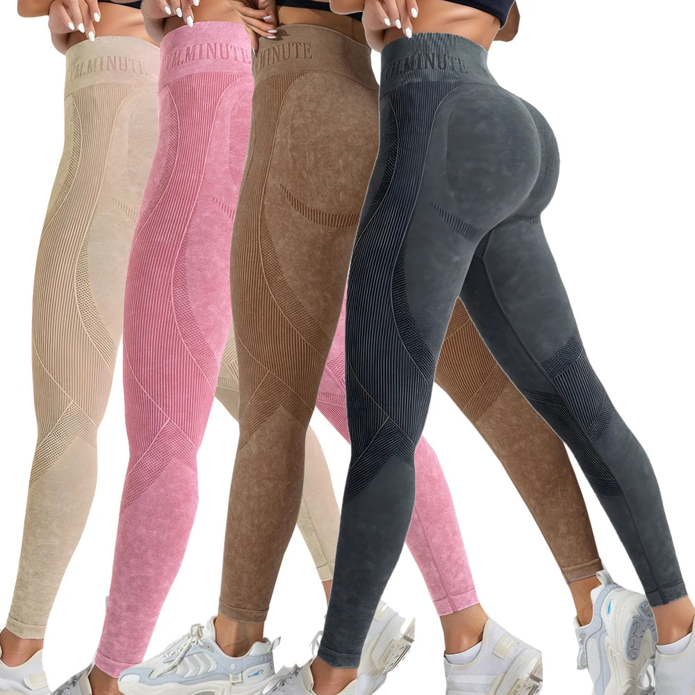 Women's Seamless High Waisted Yoga Leggings With Butt Lifting