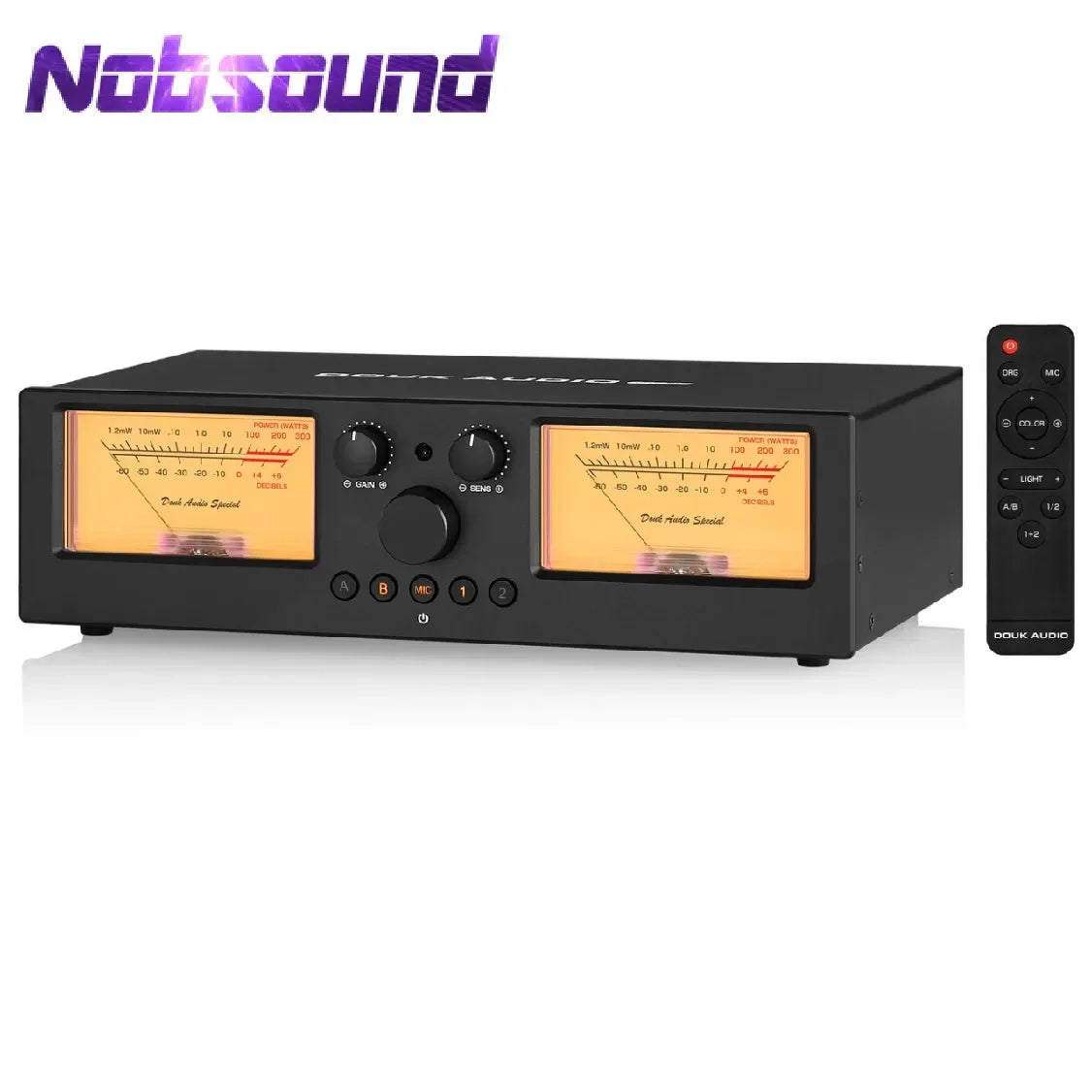 Douk Audio VU3PRO Amplifier And Speaker Selector Box With Meter