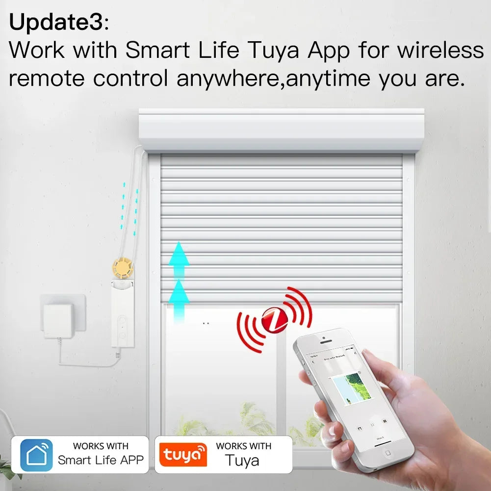 Moes Zigbee Smart Motorized Roller Blind Drive Motor Hub