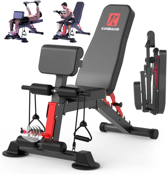 Foldable 14-in-1 Adjustable Weight Dumbbell Bench
