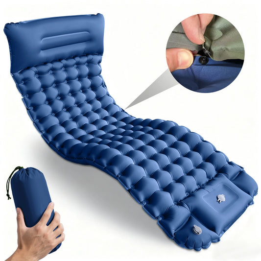 By Insulated Inflatable Mattress With Built In Pump For Winter