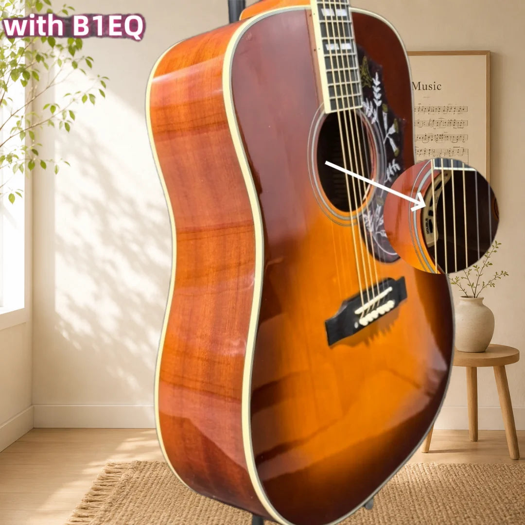 Oucey Hummingbird B1 EQ Acoustic Guitar Spruce Top