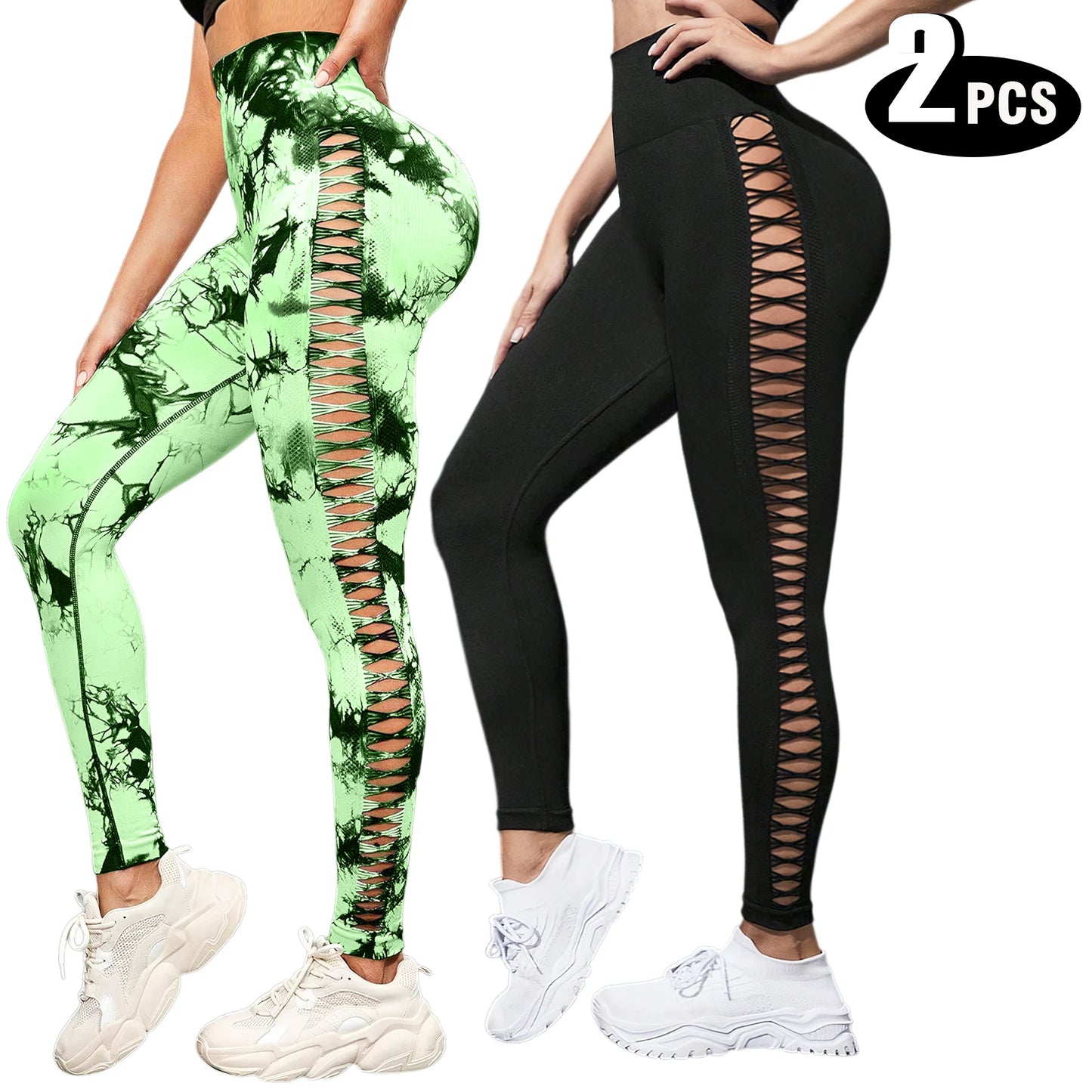 Women's Seamless High Waisted Yoga Leggings With Butt Lifting