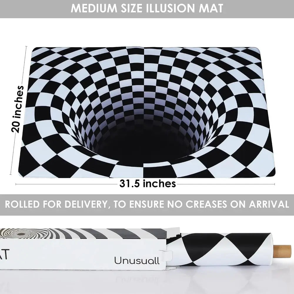 Premium 3D Optical Illusion Area Rug For Modern Home Decor