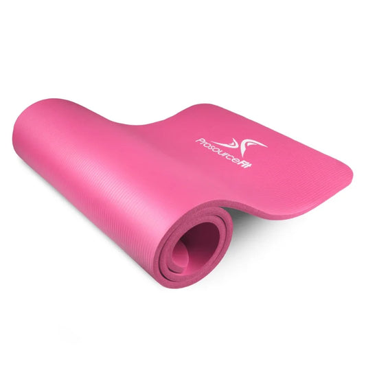 Extra Thick Natural Rubber Yoga Pilates Mat For Fitness Exercise