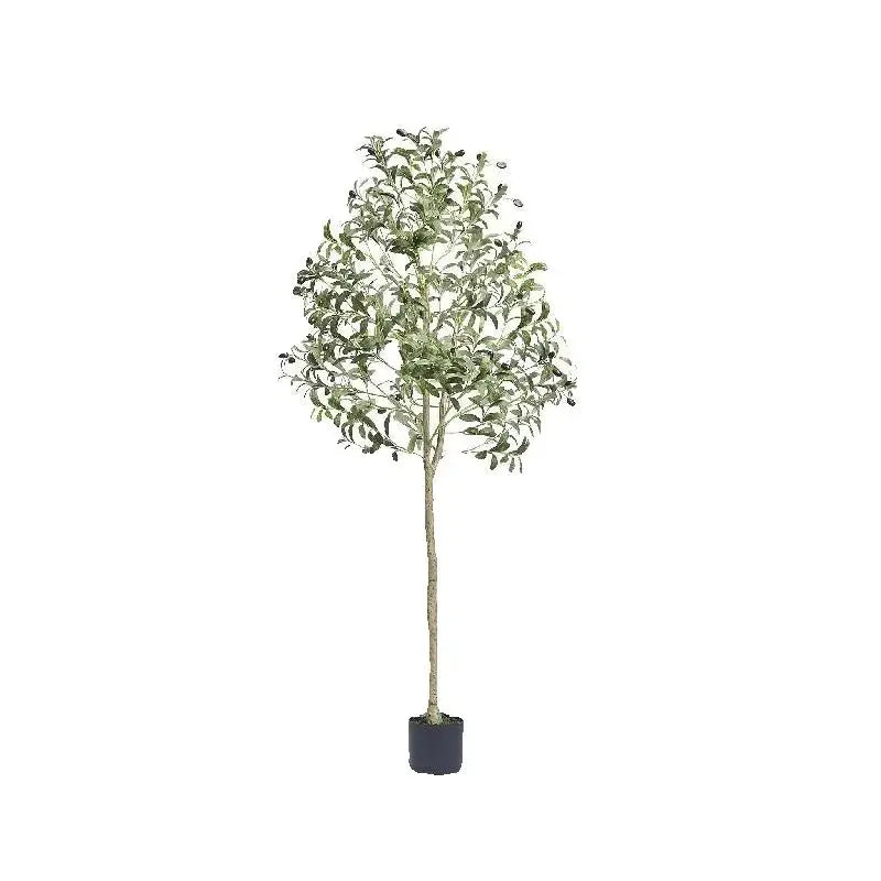 SucceBuy Artificial Olive Tree Plant Low Maintenance Indoor Outdoor Decor