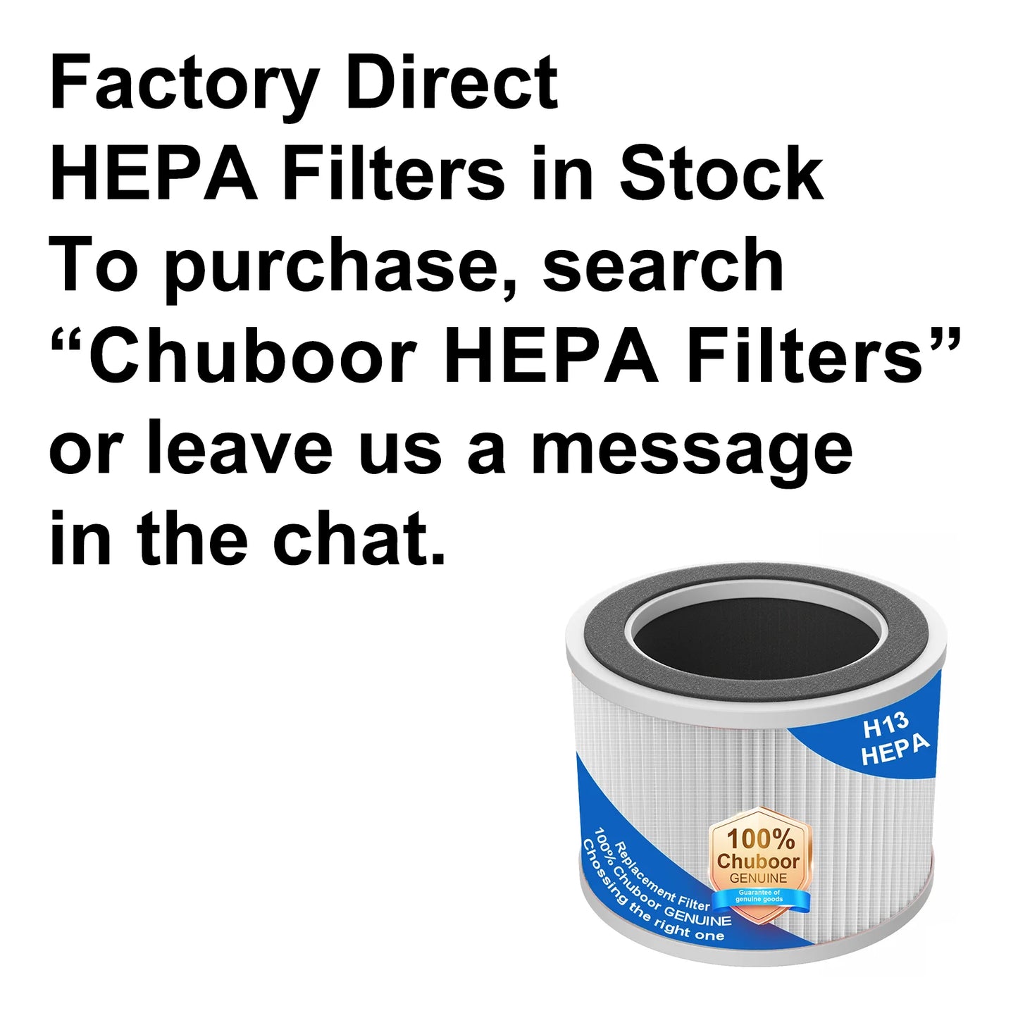 Chuboor Air Purifier With H13 True Hepa And Tuya App