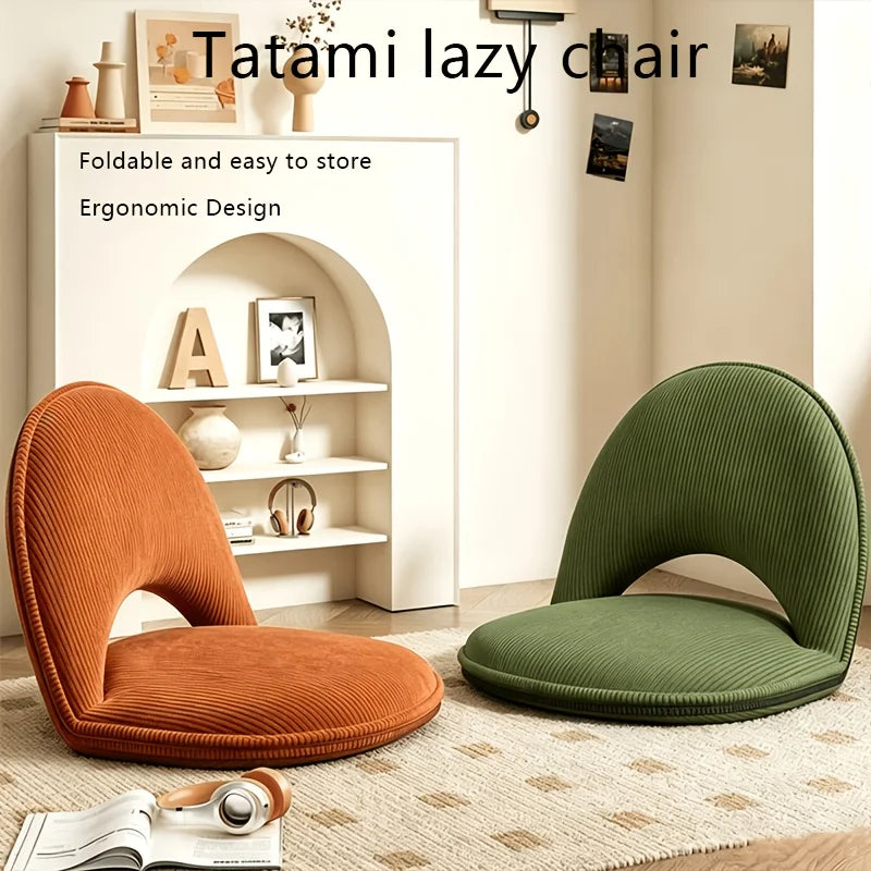 Adjustable Lazy Recliner Floor Sofa With Backrest Foldable Design