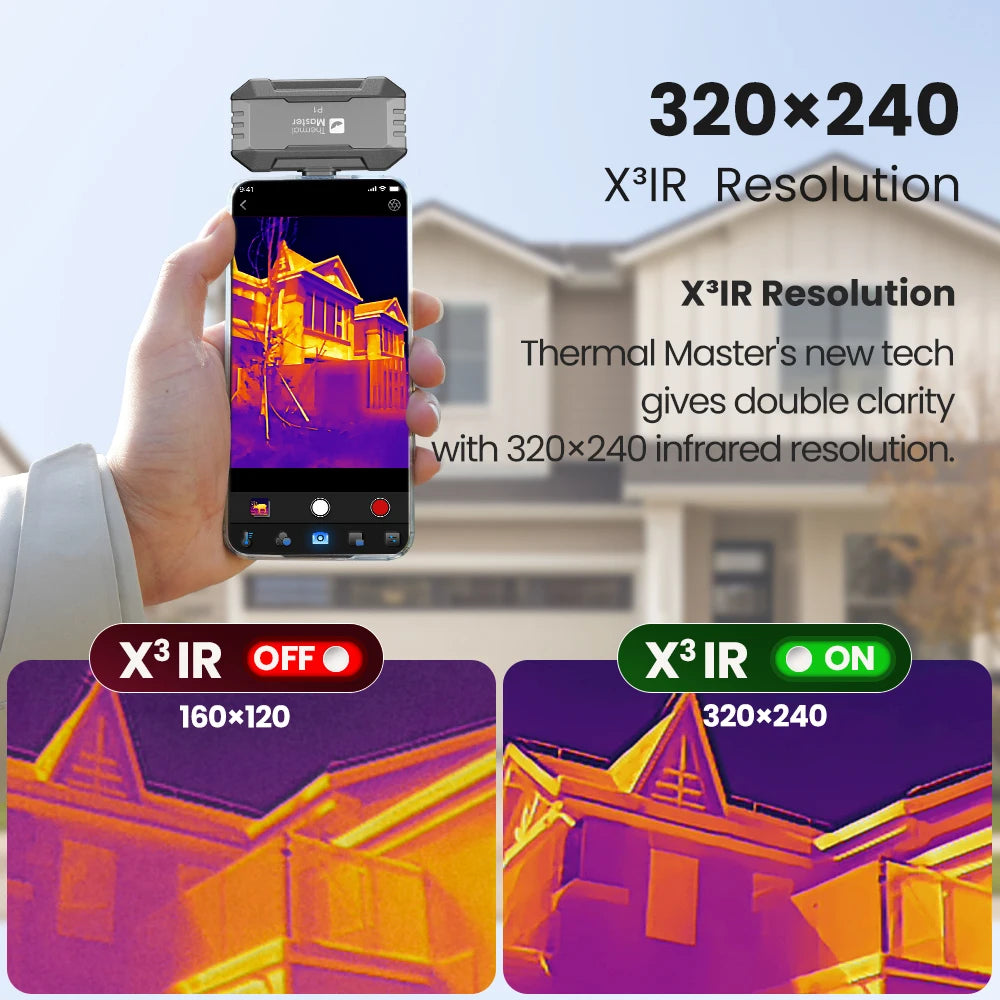 P1 Thermal Imaging Camera For iPhone And Android With 600 C Temp