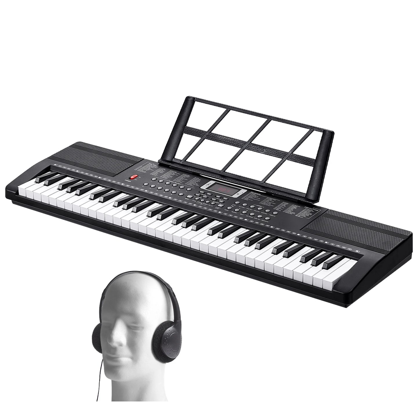 SucceBuy 61 Key Digital Electric Portable Piano Keyboard