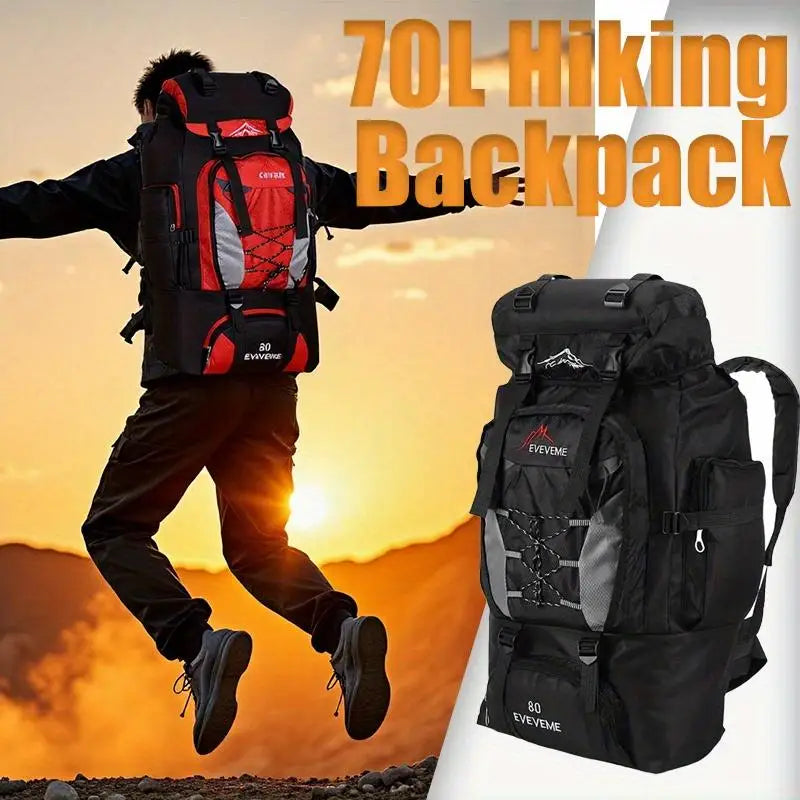 Outdoor Casual Sports Backpack Large Capacity For Hiking Camping Travel