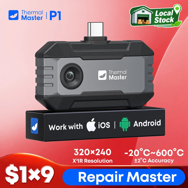 P1 Thermal Imaging Camera For iPhone And Android With 600 C Temp