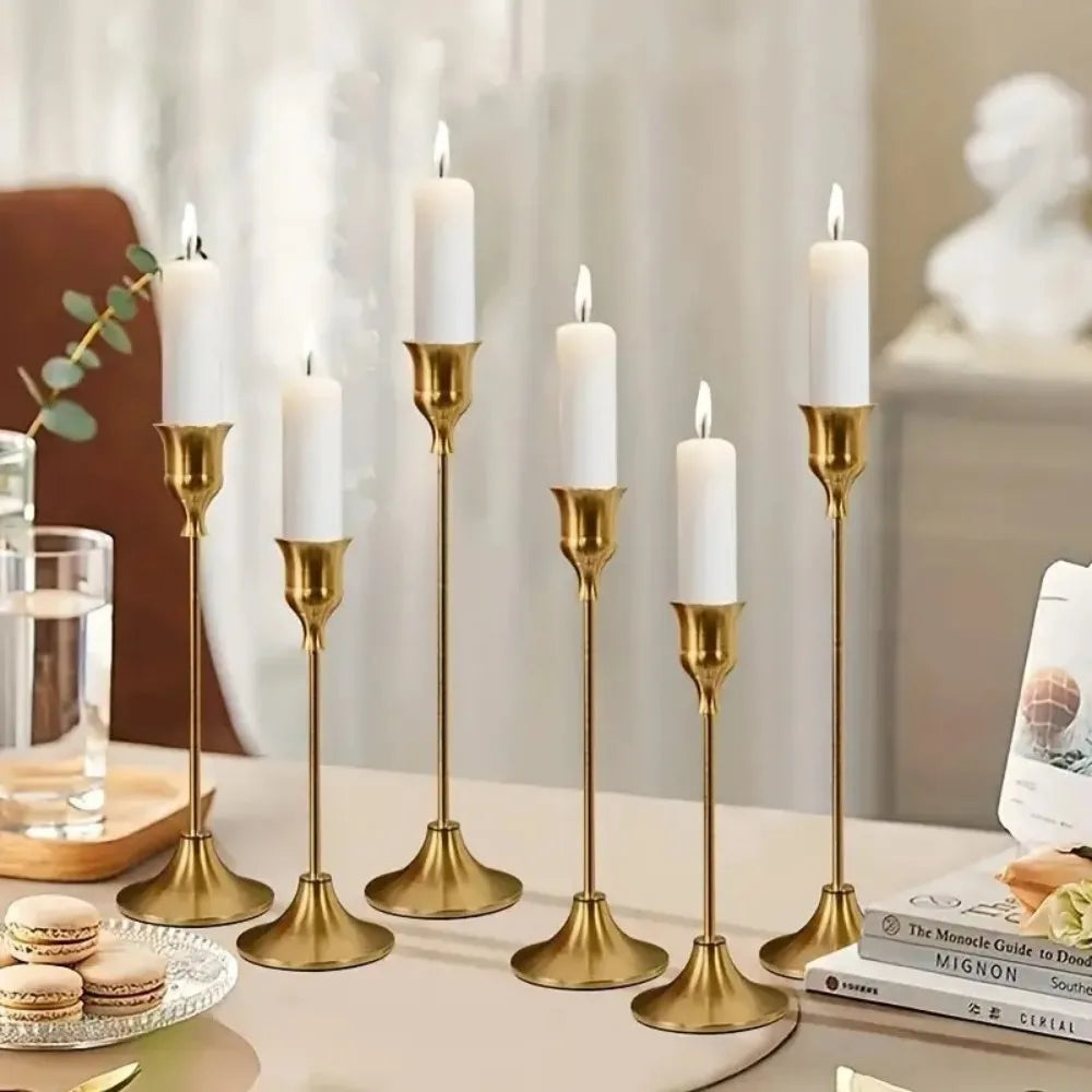 Metal Taper Candle Holders For Home Wedding Decoration New Style