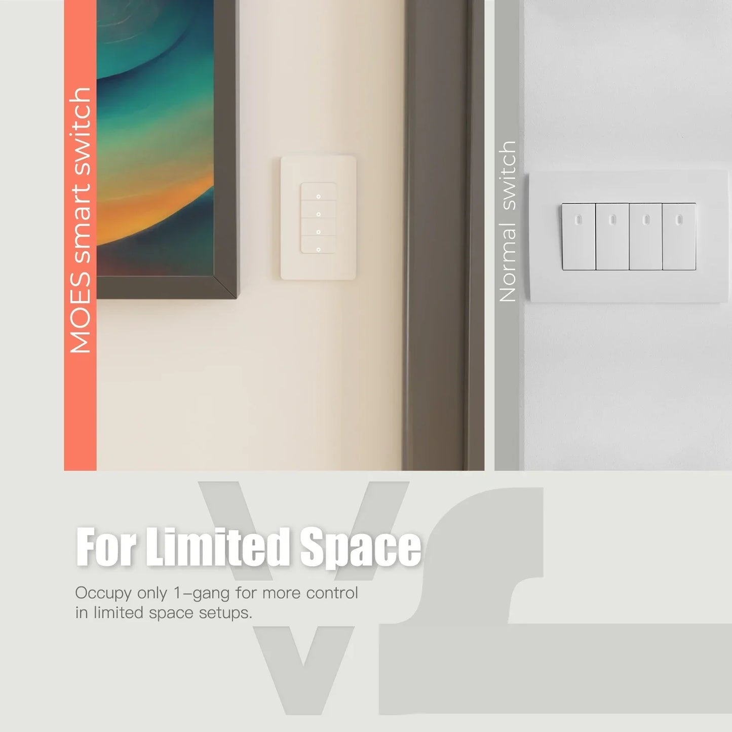 Moes Tuya ZigBee Smart Light Switch For Home Automation