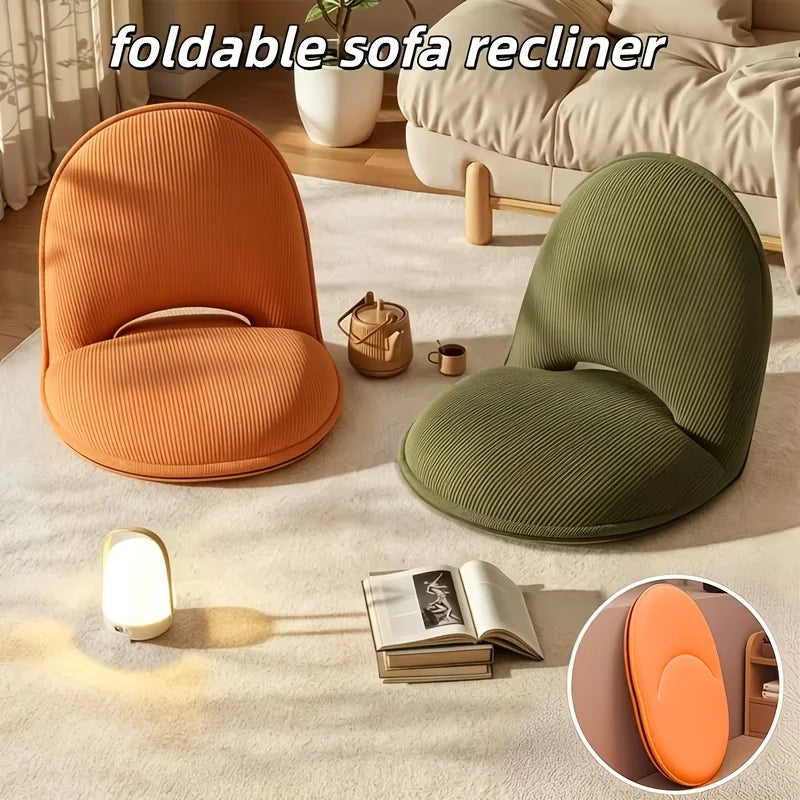Adjustable Lazy Recliner Floor Sofa With Backrest Foldable Design