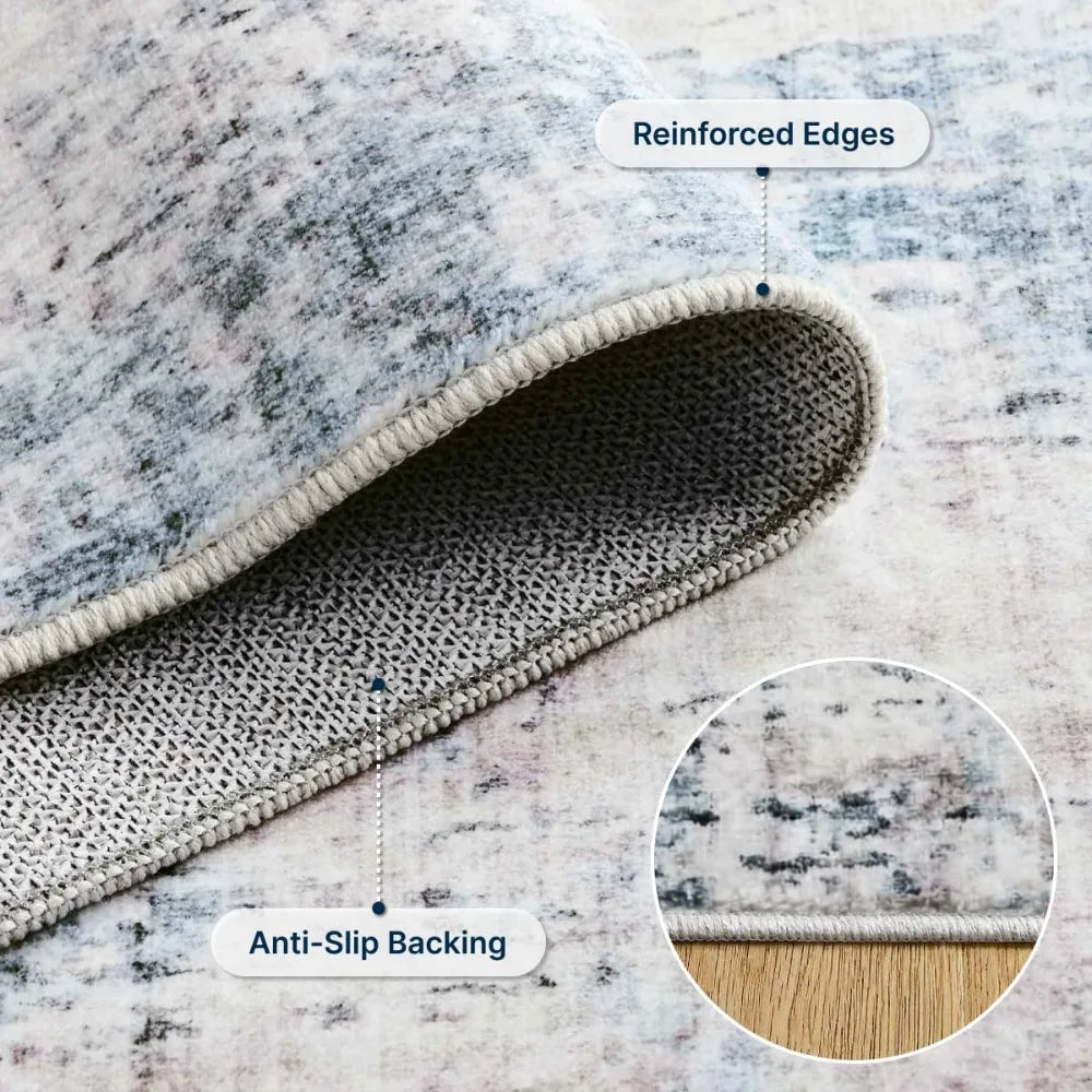 Machine Made Washable Nylon Rug For Modern Home Decor
