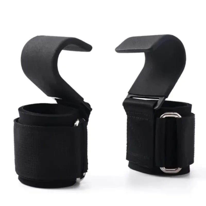 Premium Weight Lifting Hooks Non Slip Straps For Deadlift Powerlifting