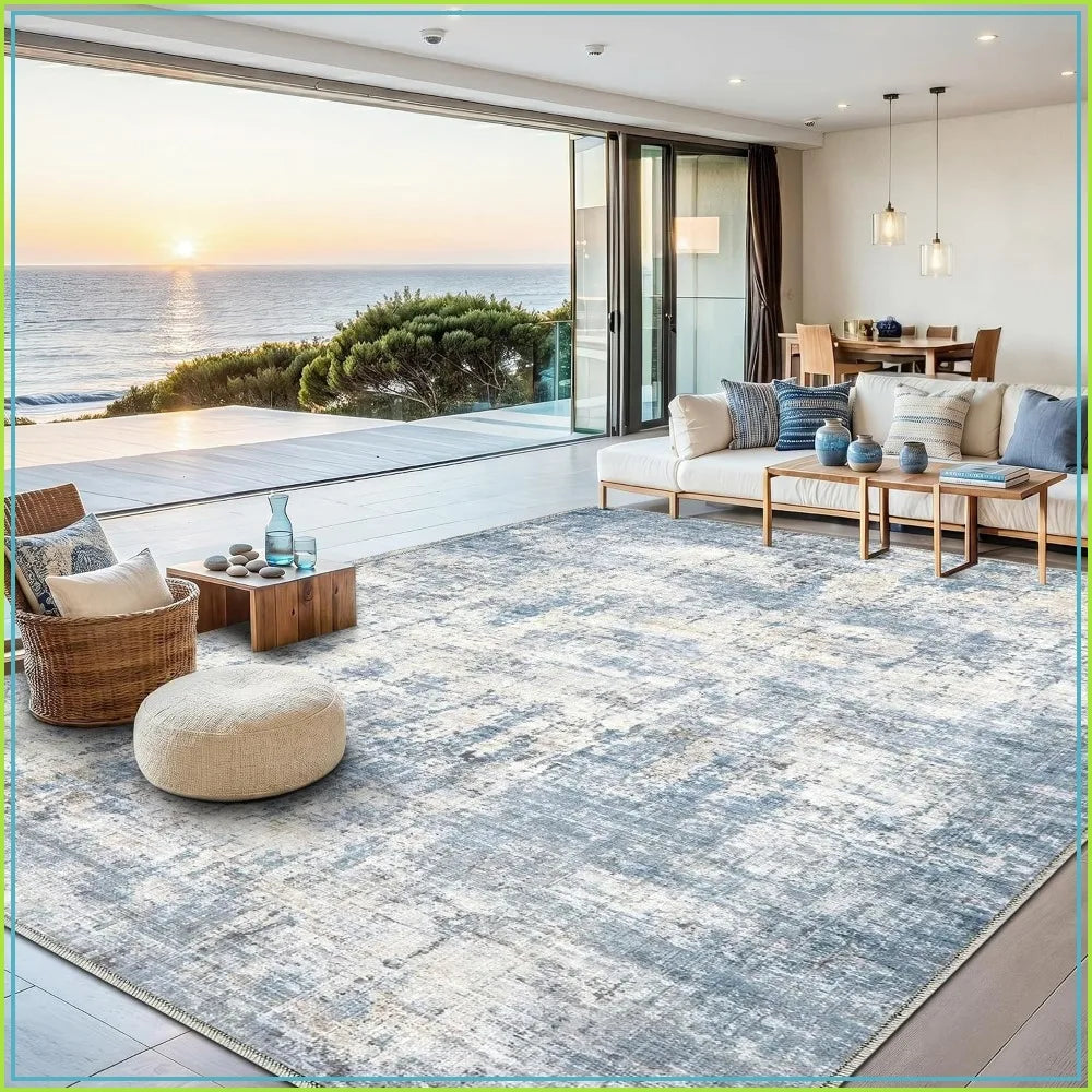 Machine Made Washable Nylon Rug For Modern Home Decor