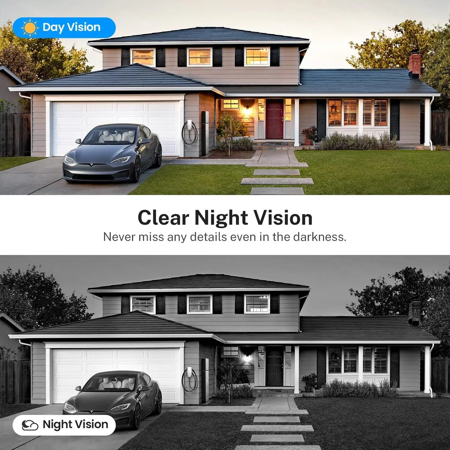 Wireless Wi-Fi Video Doorbell With Two Way Audio