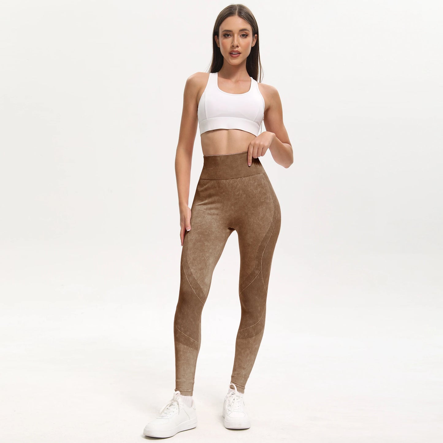 Women's Seamless High Waisted Yoga Leggings With Butt Lifting