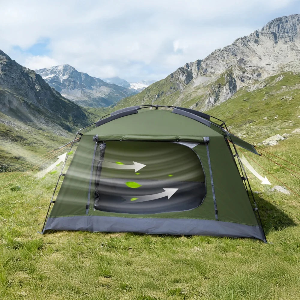 Night Cat Portable 2 Person Waterproof Backpacking Tent