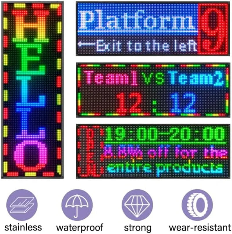 Chengxiangguangdi Full Color Led Programmable Sign
