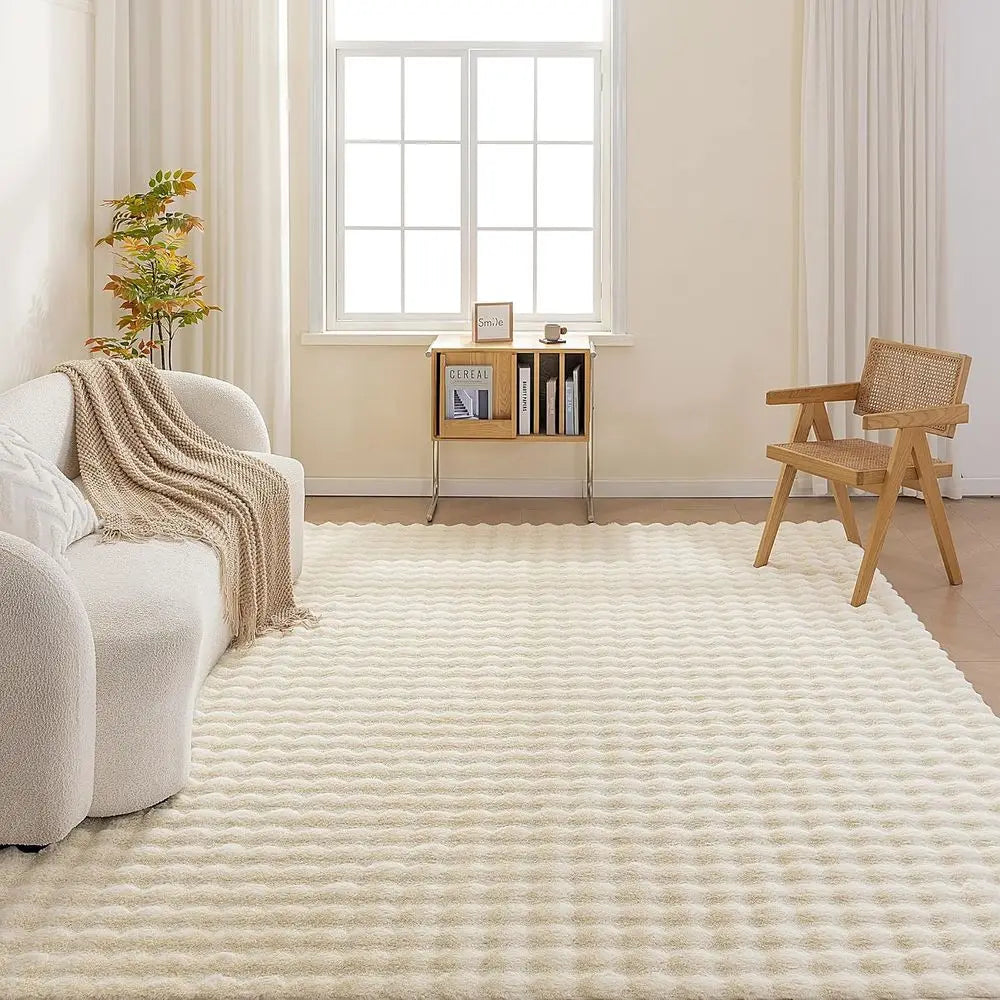 Modern 3D Bubble Washable Area Rug For Indoor Home Decor