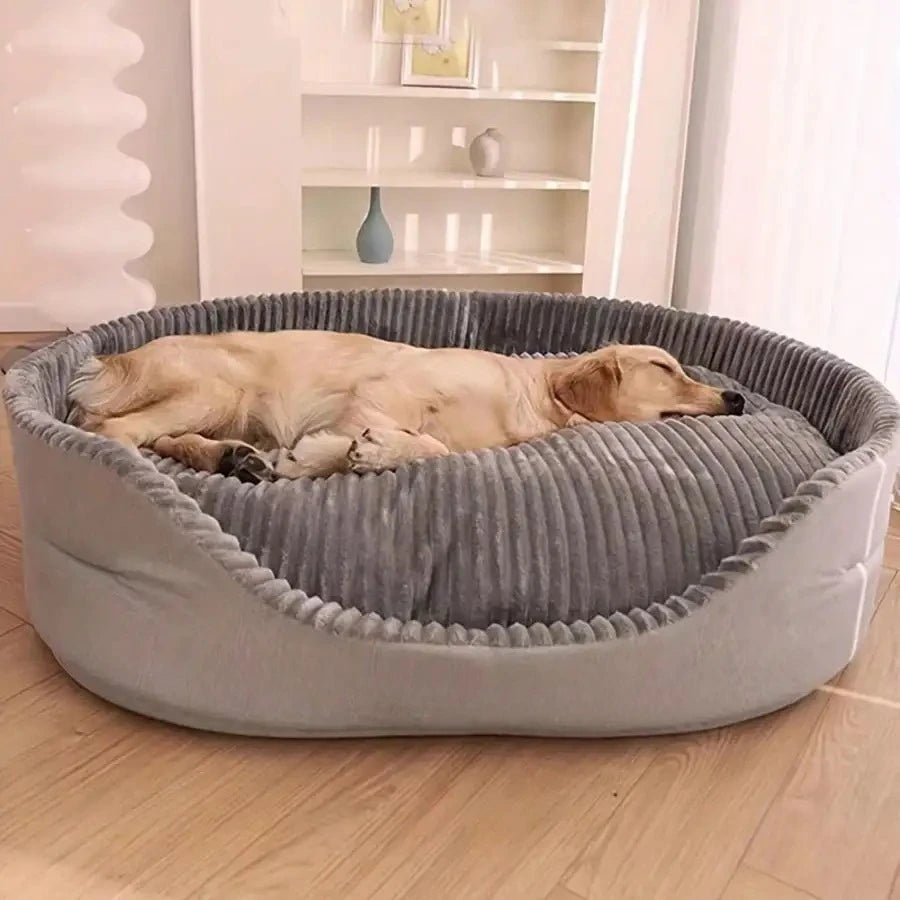 Soft Cotton Pet Bed With Warm Mat For Dogs And Cats