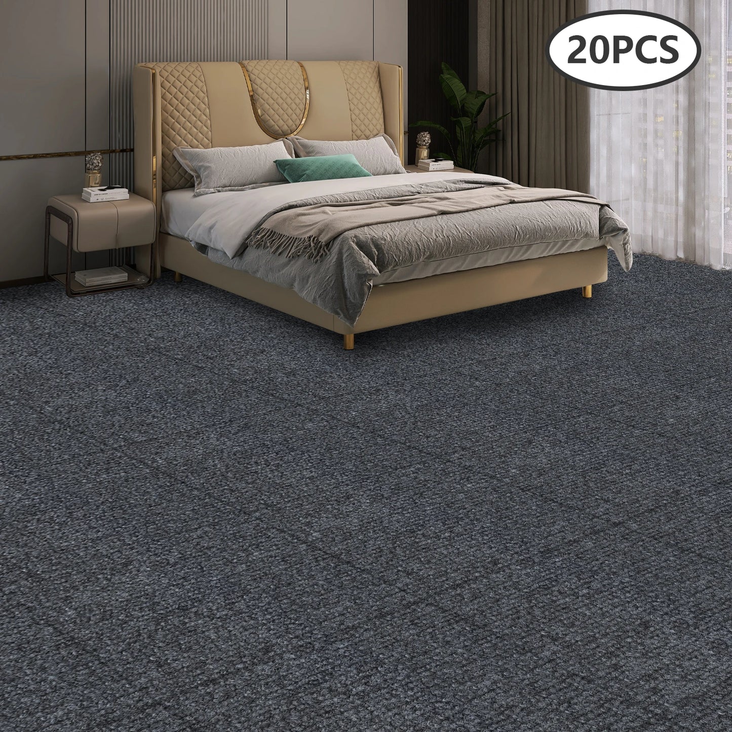 Self Adhesive Diy Carpet Floor Tiles For Modern Home