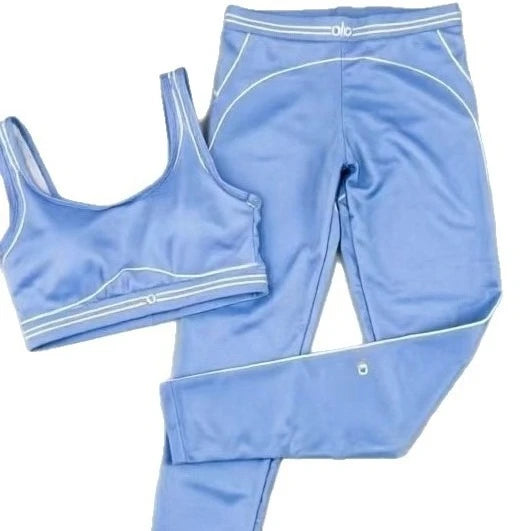 Women's Stretchy Polyester Slim Fit Yoga Workout Outfit