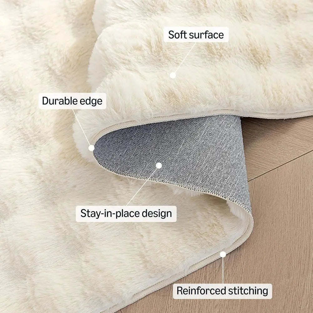 Modern 3D Bubble Washable Area Rug For Indoor Home Decor