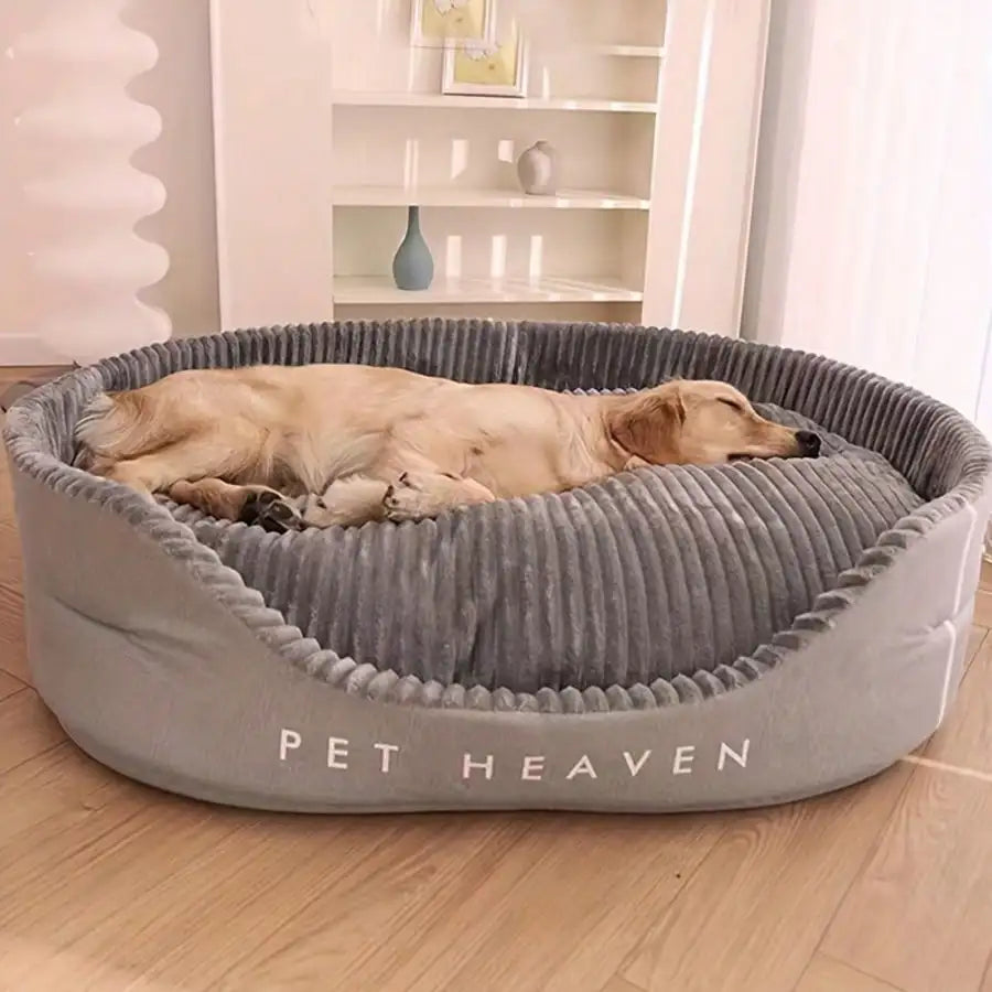Soft Cotton Pet Bed With Warm Mat For Dogs And Cats